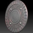 Preview5.png Hawkman Shield - Real size Scale - Black Adam 2022 Movie 3D print model