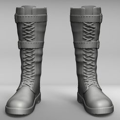 untitled.198.jpg STL file Military boots・Template to download and 3D print