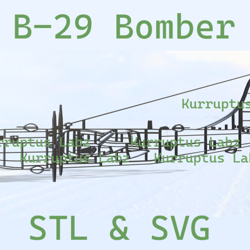 WWII B-29 Bomber Wall Art