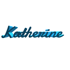 Katherine.png Fichier STL Katherine・Plan à imprimer en 3D à télécharger
