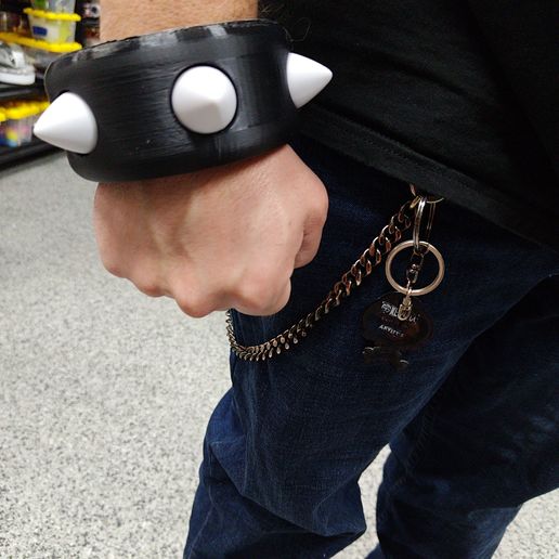 Koopa King / Bowsette Inspired Wearable Cuff