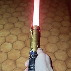 20220402_010518.jpg STL file Malicos lightsaber xenopixel compatible Jedi fallen order・Model to download and 3D print