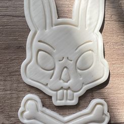 IMG_9654.jpg Archivo STL Cortapastas conejito oscuro de Pascua・Diseño imprimible en 3D para descargar