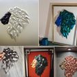 lion_mont.jpg Geometric Lion wall art - B
