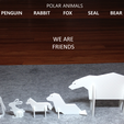 polar.png Free STL file Simple Animals - Polar Series・3D printing idea to download