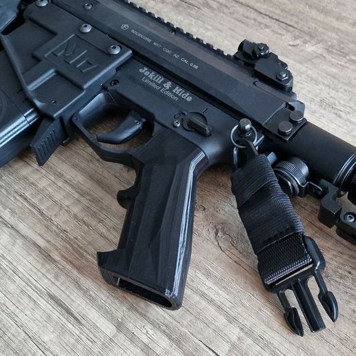 🔫 Pistol grip AR-15 (Colt A2 Replica)・ STL File for 3D printing