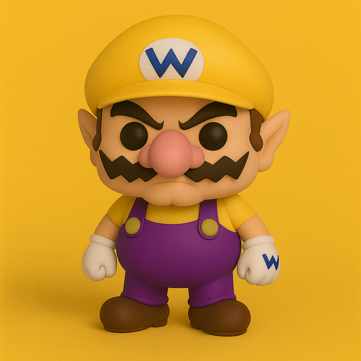 Funko Pop - Wario 3D model