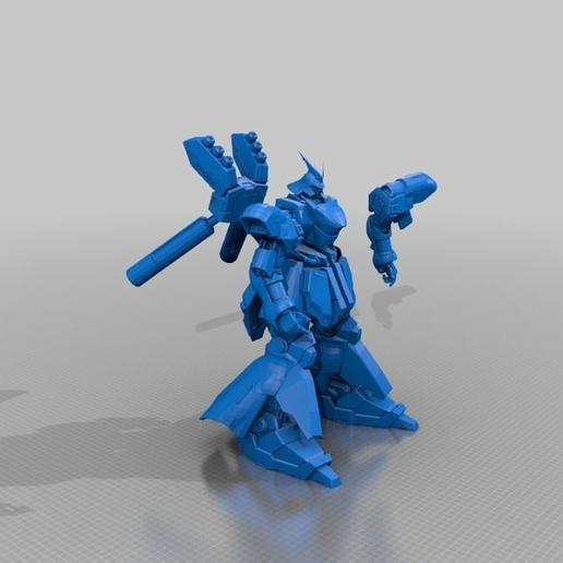 Gundam: Sazabi Ver KA CUT TO PRINT 3D model