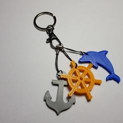 20200131_151755.jpg STL file Sailing Key chain・3D print object to download