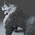 Preview5.jpg Gorilla Turtle Monster - 3D Print Model