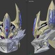 Annotation-2020-11-29-200148.jpg Byakuya Makai Knight Dan fully wearable cosplay helmet 3D printable STL file