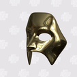 IMG_1914.png The Weeknd LEG 5 Mask AfterHours Til Dawn 2025 Gold Chrome Mask 3D Model