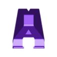 Portacellulare_A.stl All Alphabet Personalized Phone Holder