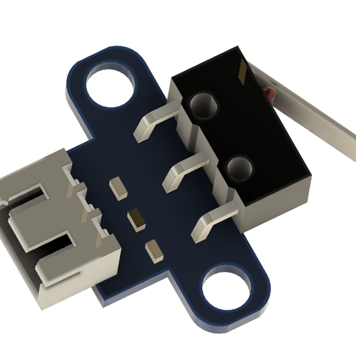 X5SA Filament Runout Switch - 3D model önizlemesi