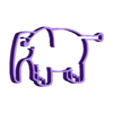 elephpant.stl PHP elePHPant Cookie Cutter