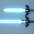 hero-sword-size-blue.jpg LED Zelda Master Sword with Sounds