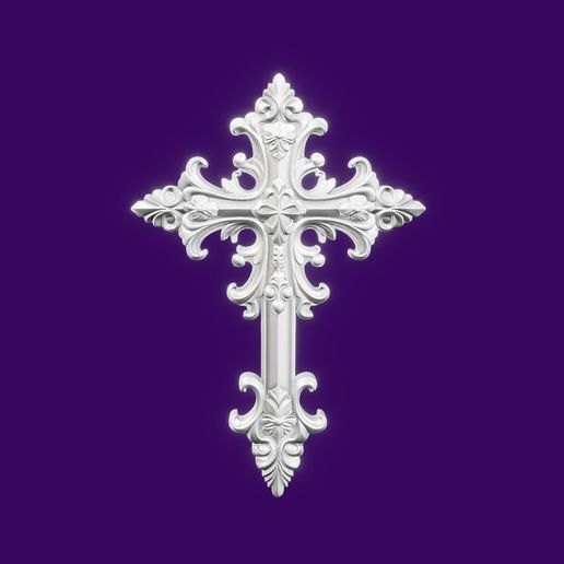 2026-02-12-14-01-28.jpg Rococo decorative cross without stand