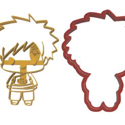 Gaara-Corta-Galleta-3.png 3D file Naruto Cookie Cutter ( GAARA OF THE DESERT)・3D printer design to download