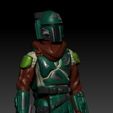 ScreenShot883.jpg STAR WARS .STL THE MANDALORIAN, THE MARSHALL, Cobb Vanth OBJ. KENNER STYLE ACTION FIGURE.