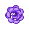 FiboFlower3Blue.stl Fibonacci Flower 3