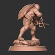 Back_bw.jpg Fichier 3D Raphael - Tortues Ninja de Teenage Mutant・Plan à imprimer en 3D à télécharger, nlsinh