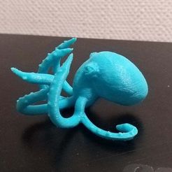 20190205_193005.jpg STL-Datei business card holder Octopus style kostenlos・3D-Druck-Vorlage zum herunterladen