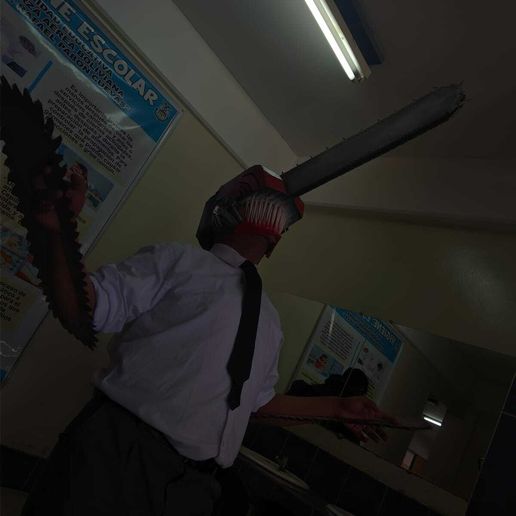 chaisaw man helmet 3D model