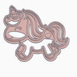 UNICORN3.png Simple Unicorn Cookie Cutter
