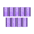 DominoesSht5.stl Bi-Color Dominoes (w Shells and Inserts) and Box