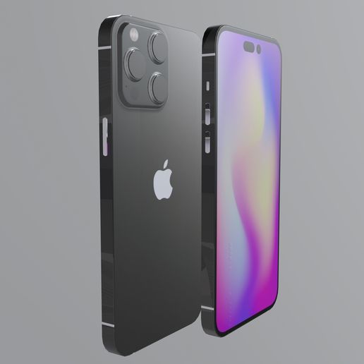 render_006.jpg Apple iphone14 Low-poly 3D model