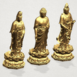 Three Buddha 80mm - A02.png Three Buddha  -TOP MODEL