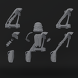 airborne3.png Airborne Clone Paratrooper Kit - One12 - STL files 3D print model