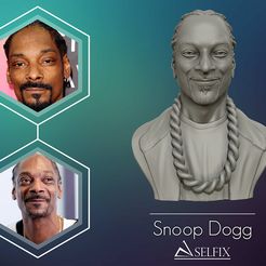 01.jpg Archivo STL Escultura en 3D de Snoop Dogg Lista para impresión en 3D・Plan de impresión en 3D para descargar