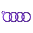audi-keychain.stl Marka logoları anahtarlık, Apple, Audi, Gucci