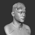 03.jpg Neymar Jr 3D Portrait Sculpture