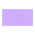 DC Logo.stl PLACA DC COM SUPORTE