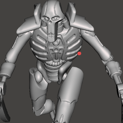 necron2.png OBJ file Flayed one, Necron・3D print model to download