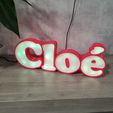 20211115_160215.jpg Cloé first name illuminated letters