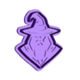 Wizard 1 (1).stl Wizard Cookie Cutter (5 designs)
