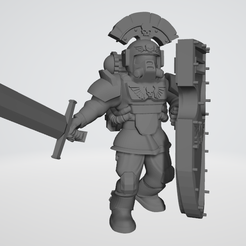 Crusader_Praetor_Example.png Download free STL file Hostile Environment Guardsmen - Praetor Crusader • 3D printing design, Cikkirock