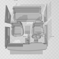 Capture 2.JPG STL file Interior for Comanche/cherokee 1/10・3D printer model to download, RCGANG93