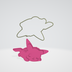 pikachu-1.png Fichier 3D EMPORTE-PIÈCE PIKACHU KAWAII・Objet pour impression 3D à télécharger