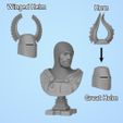 TO-CG-4.jpg the Teutonic Knight Bust & Great Helm with a figure