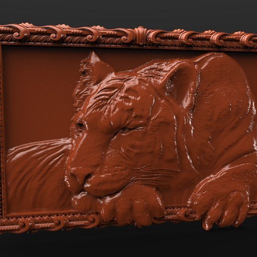 tiger frame 3D model