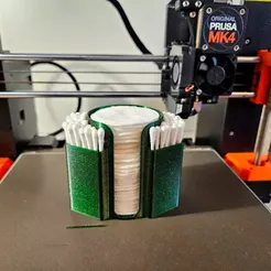 20230416_185605.webp Free 3D file Cotton pad and swab (Q-Tip) holder・3D print design to download
