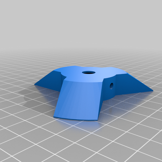 spool holder to suit 45-80mm spool and 8mm rod and 608 bearings - 3D model önizlemesi