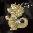 Goldragon_side.jpg Chinese Wealth-Bringing Monster Golden Dragonzilla