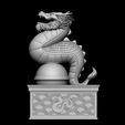 1.jpg Smoking Asian Dragon - 3D Model Incense Burner