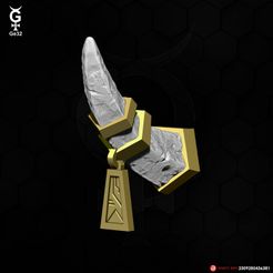 Bifid_Pyramidal_HornedTop-05.jpg Файл STL Великие храмовые рога・Модель для загрузки и 3D-печати
