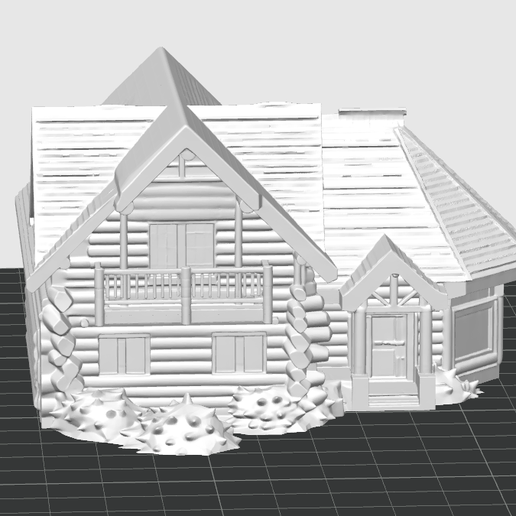 Elegant Log Cabin 3D Model – Perfect for Your Creative Projects